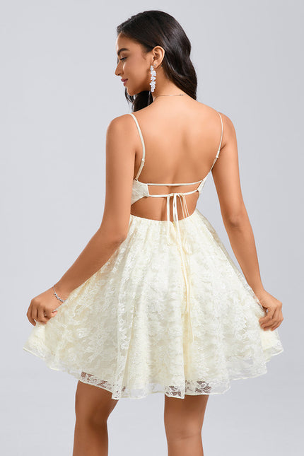 Robe Trapèze Écrue Chic - gallery 4