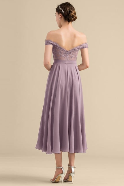 Robe Trapèze Rêve Lavande - gallery 3