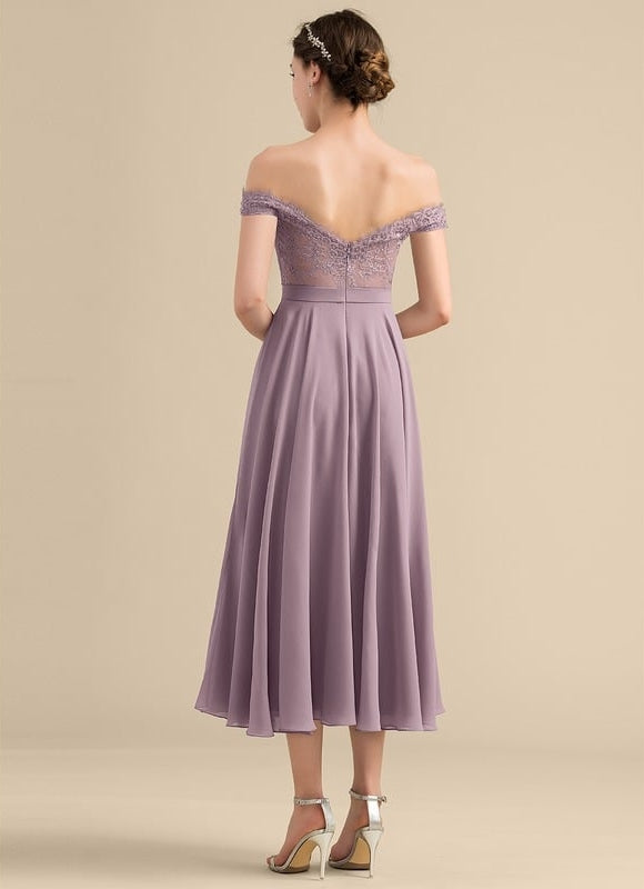 Robe Trapèze Rêve Lavande - gallery 3