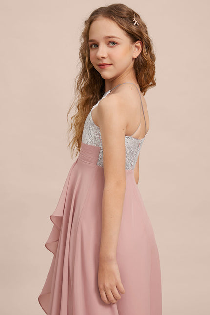 Robe Trapèze Poudrée Élégante - gallery 6