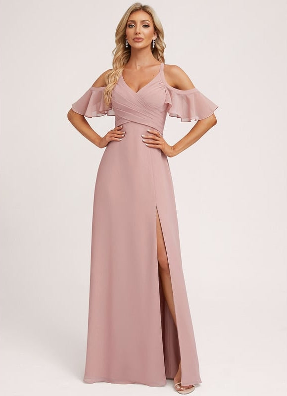 Robe Trapèze Aérienne Céleste - gallery 2