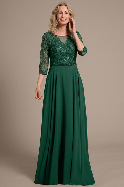 Robe Trapèze Éclat Verdoyant - gallery 3