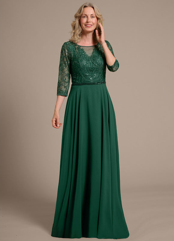 Robe Trapèze Éclat Verdoyant - gallery 3