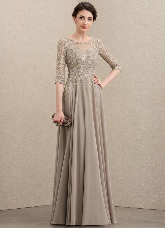 Robe Trapèze Longue Violetée - gallery 4