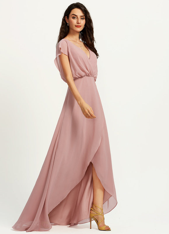 Robe Trapèze Aérienne Vert Pâle - gallery 1