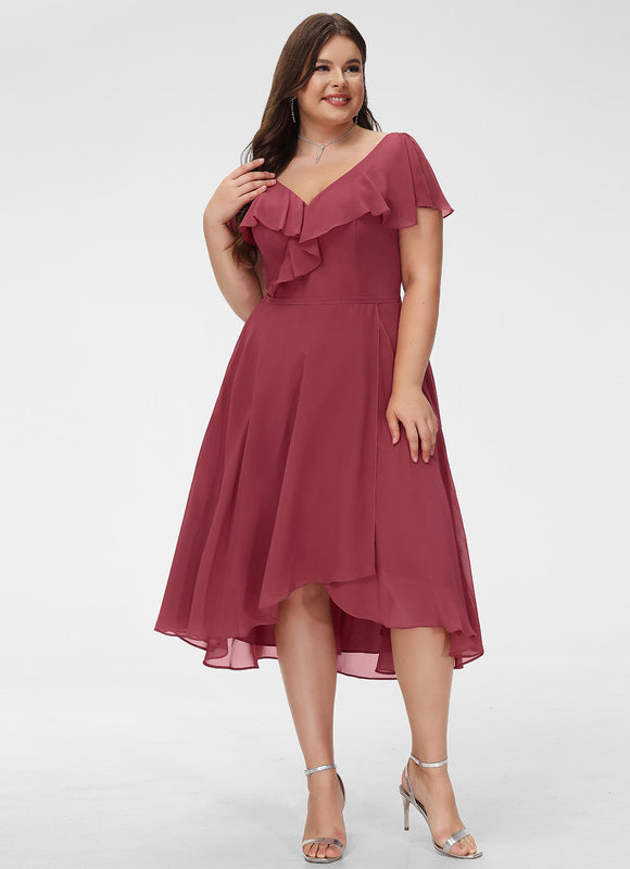 Robe Trapèze Flottante Verte - gallery 7