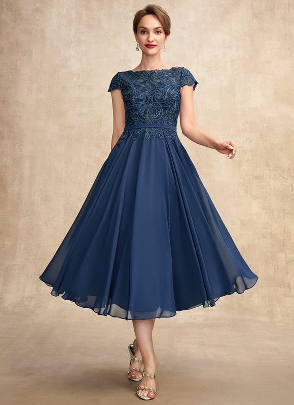 Robe Trapèze Lilas Élégant