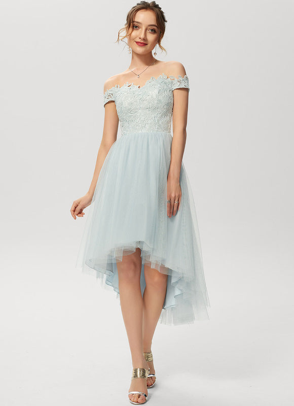 Robe Trapèze Tulle Aérien - gallery 1