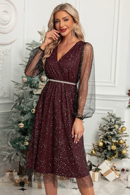 Robe Trapèze Tulle Rosée