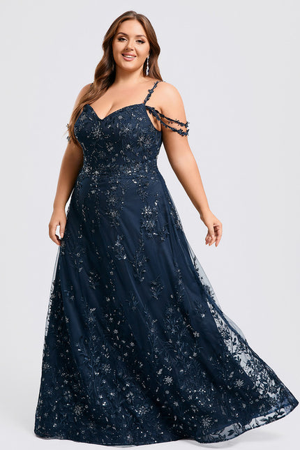 Robe Trapèze Satin Étoilé - gallery 5
