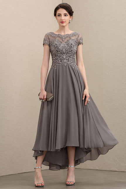 Robe Trapèze Voile Dargent Éthéré