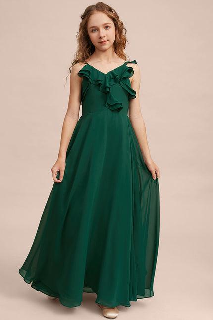 Robe Trapèze Vert Doux Éclat - gallery 5