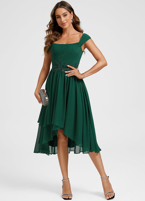 Robe Trapèze Aérienne Élégante - gallery 4
