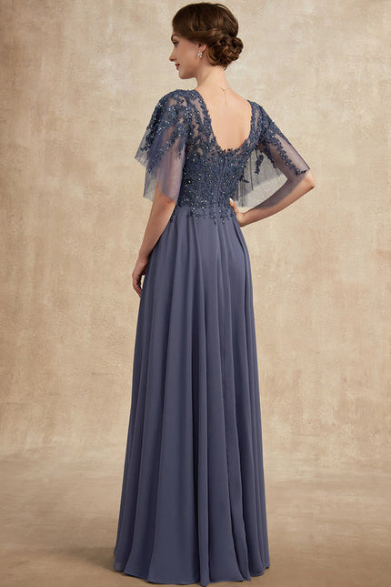 Robe Trapèze Satinée Étoilée - gallery 3