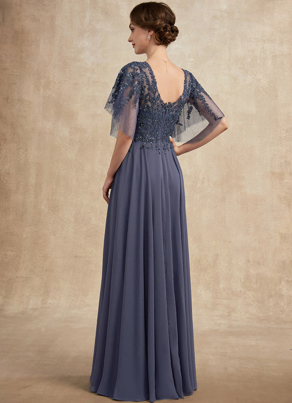 Robe Trapèze Satinée Étoilée - gallery 3