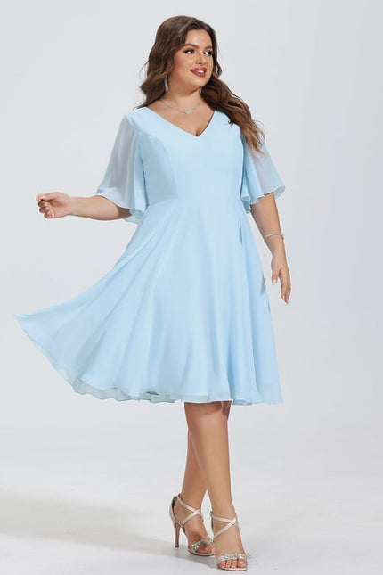 Robe Trapèze Drapé Élégant Chic - gallery 6