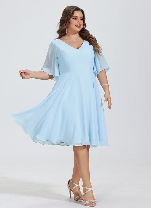 Robe Trapèze Drapé Élégant Chic - gallery 6