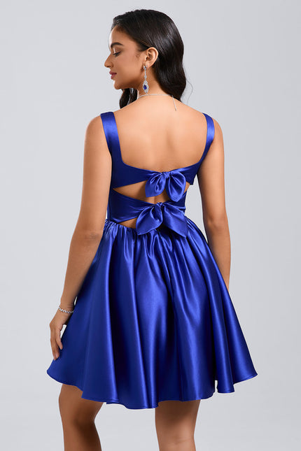 Robe Trapèze Éclat Bleu Serein - gallery 5