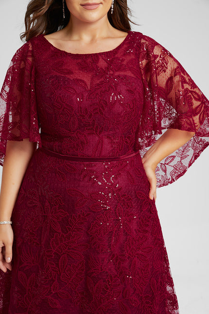 Robe Trapèze Éclat Velours - gallery 8
