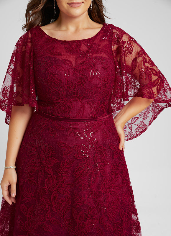 Robe Trapèze Éclat Velours - gallery 8