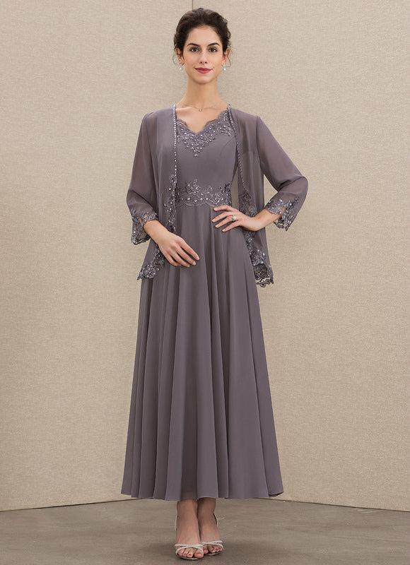 Robe Trapèze Chic Mousseline Sophistiquée - gallery 1