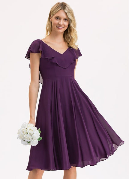 Robe Trapèze Bleu Vaporeux Chic