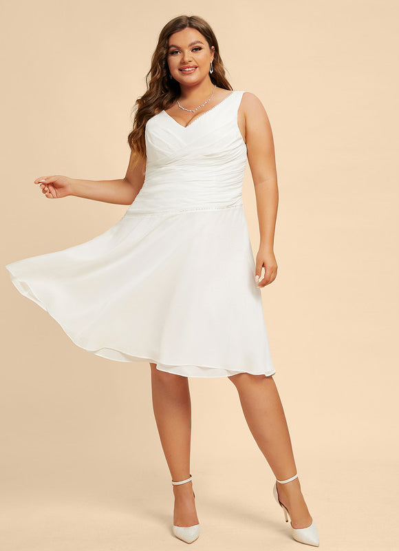 Robe Trapèze Éclat Pureté - gallery 5