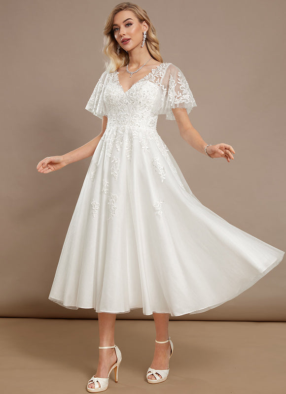 Robe Trapèze Luxe Éthéré - gallery 1