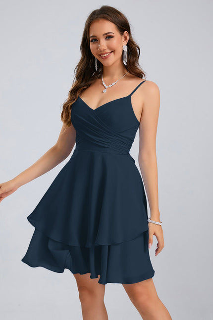 Robe Trapèze Marine Éthérée - gallery 8