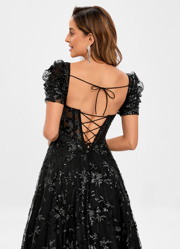 Robe Trapèze Élégance Obsidienne - gallery 4