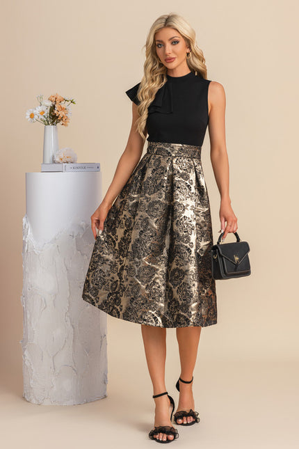 Robe Trapèze Florale Luxe - gallery 9