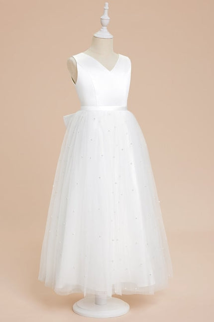Robe Trapèze Satin Tulle Chic - gallery 2