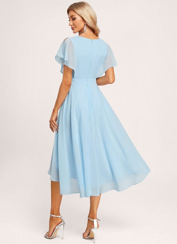 Robe Trapèze Fluide Asymétrique - gallery 1