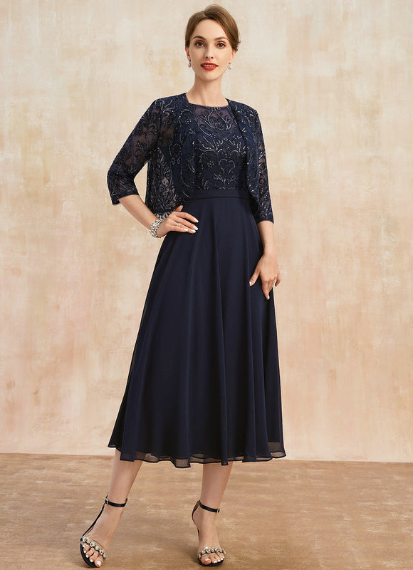 Robe Trapèze Symphonie Marine - gallery 1