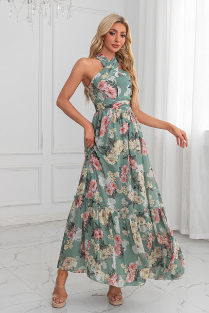 Robe Trapèze Chic Florale Maxi - gallery 2