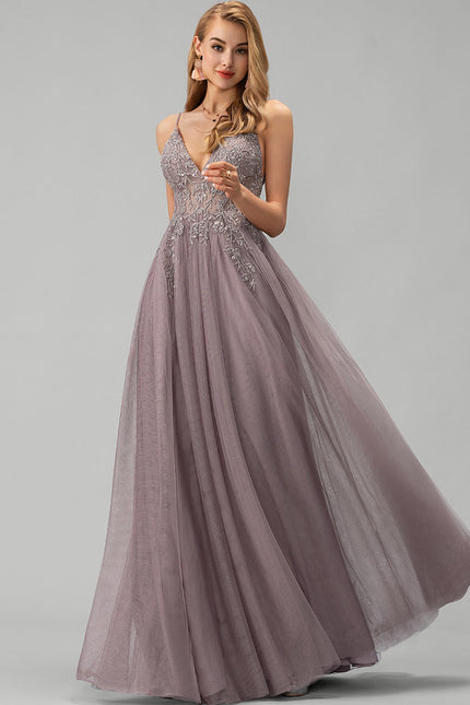 Robe Trapèze Voile Argenté