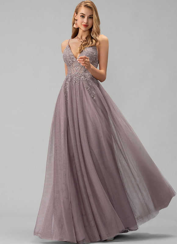 Robe Trapèze Voile Argenté
