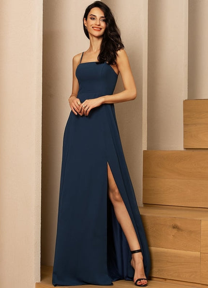 Robe Trapèze Bleu Marine Soirée