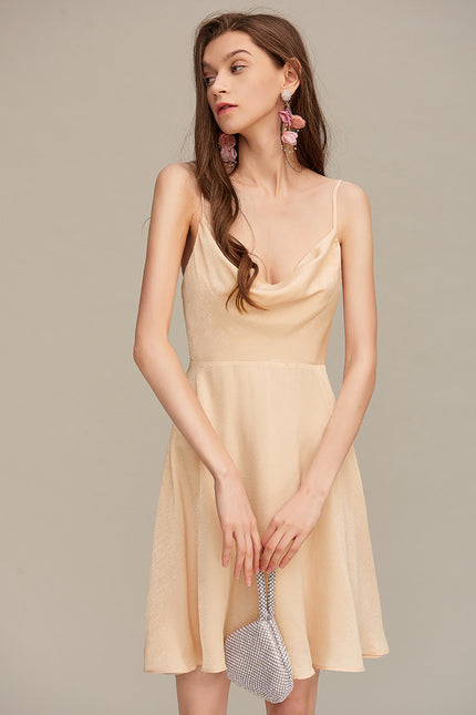 Robe Trapèze Sable Doux