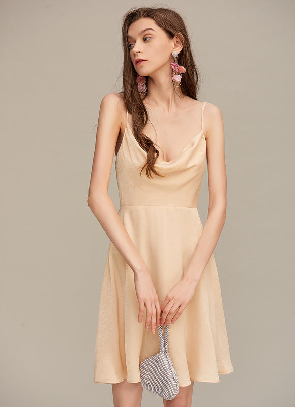 Robe Trapèze Sable Doux