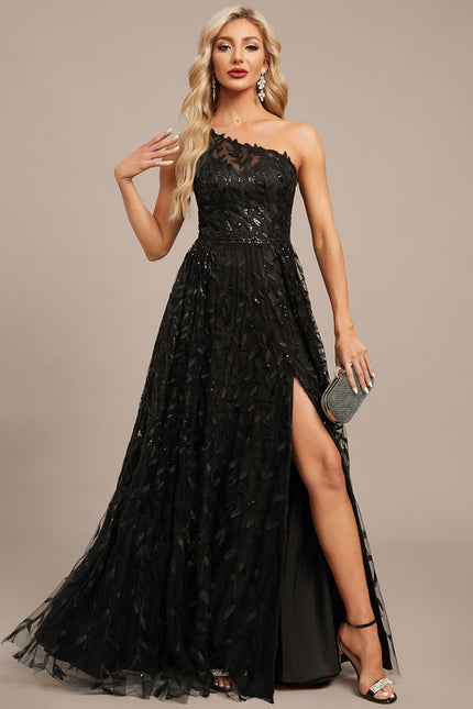 Robe Trapèze Noir Étoilé - gallery 3