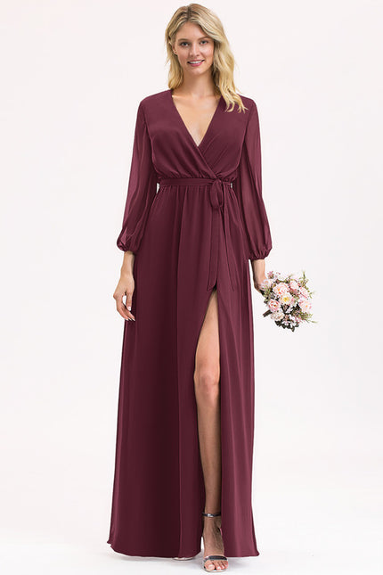 Robe Trapèze Ruban De Myrtille - gallery 6