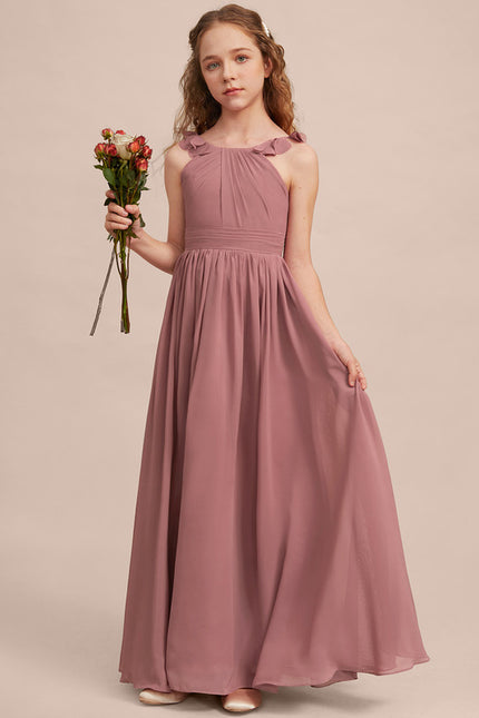 Robe Trapèze Mousseline Fleurie - gallery 1