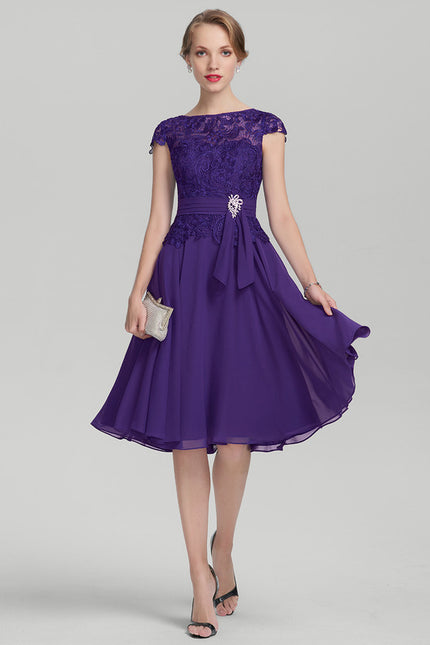 Robe Trapèze Harmonie Écarlate - gallery 1