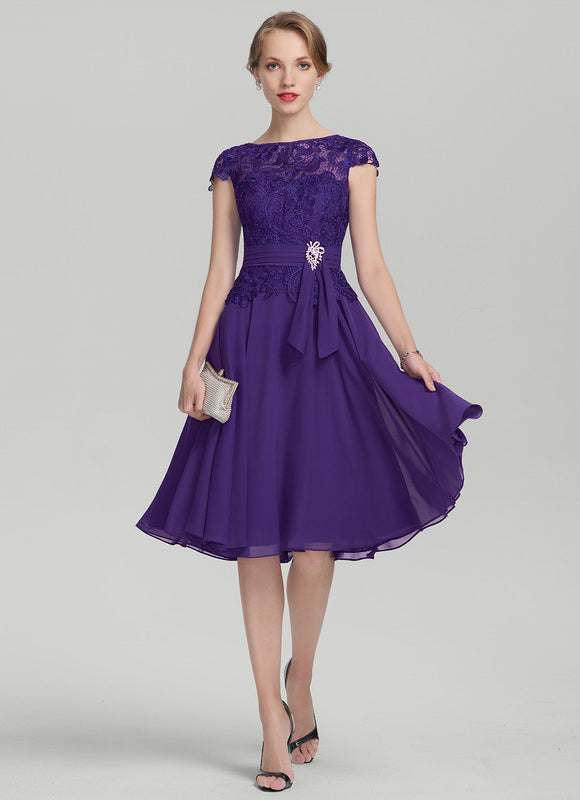 Robe Trapèze Harmonie Écarlate - gallery 1