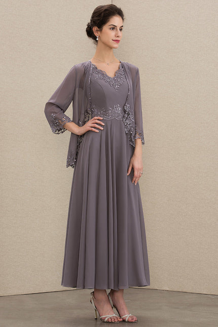 Robe Trapèze Chic Mousseline Sophistiquée