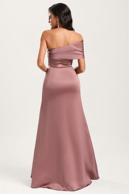 Robe Trapèze Silhouette Satinée Élégante - gallery 3