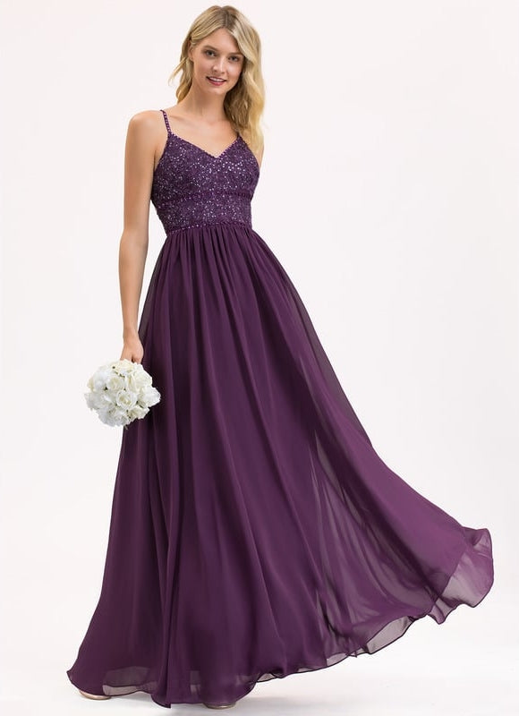 Robe Trapèze Violet Enchanté - gallery 2