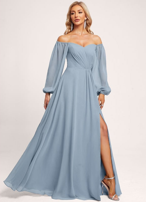 Robe Trapèze Éventail Douceur - gallery 2