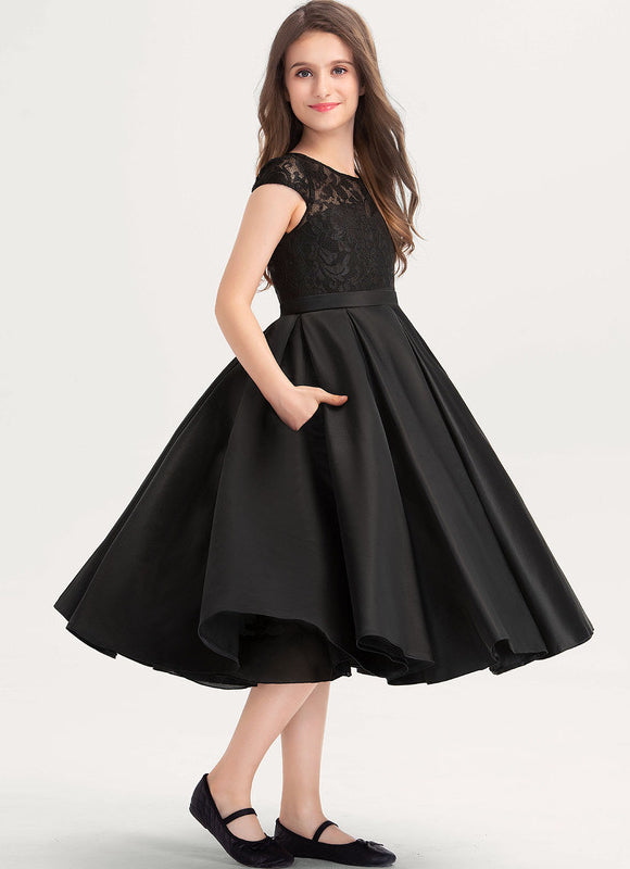 Robe Trapèze Noir Étoile Sereine - gallery 2